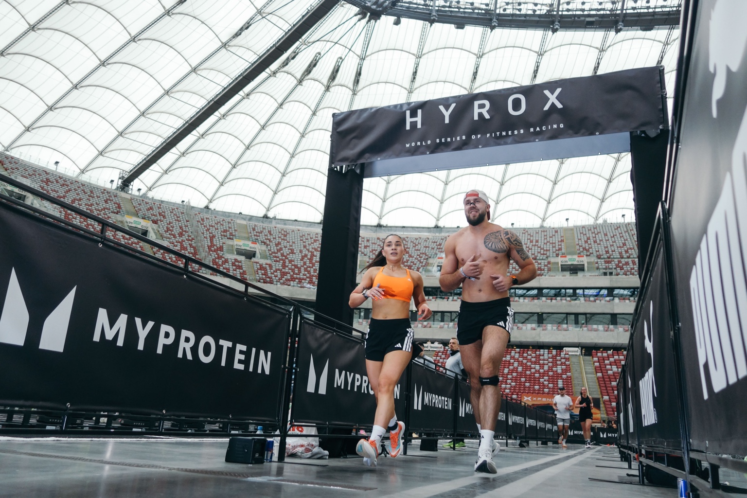 Viktor Dzhubaba podczas zawodów HYROX